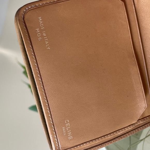 VINTAGE Celine Macadam Short Wallet  Made in Italy - Picture 6 of 14